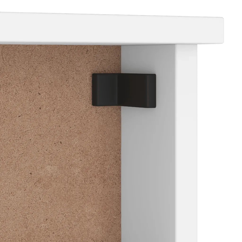 Appendiabiti da Parete SANDNES Bianco 45x12x35 cm Legno di Pino CFW1227940