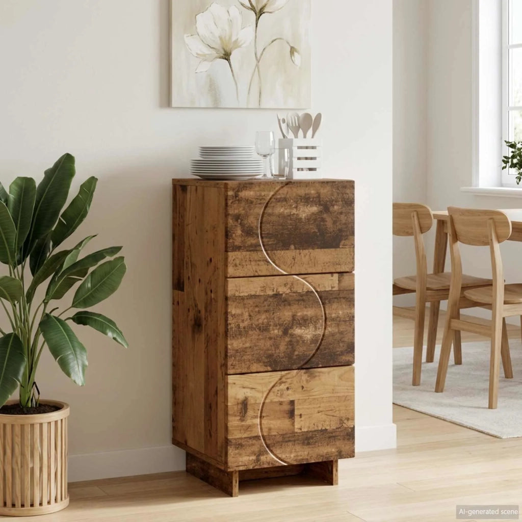 Credenza Legno antico 33,5 x 34,5 x 75 cm Legno ingegnerizzato 8011520