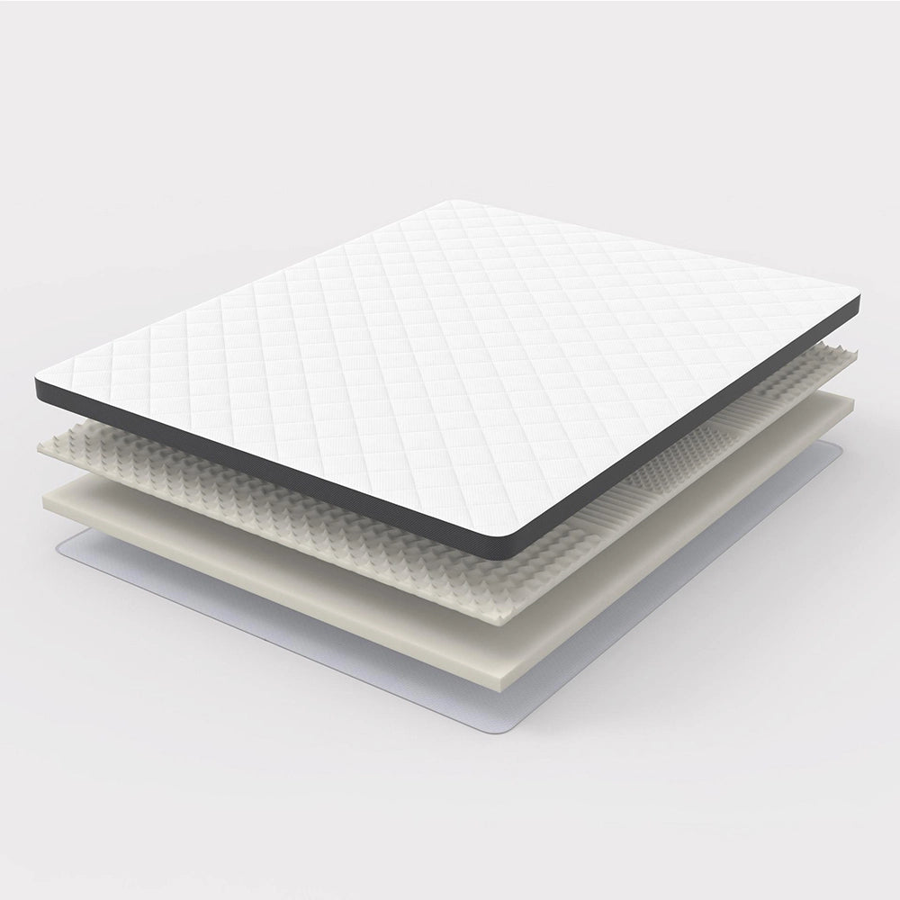 Coprimaterasso Basics 140x200cm 7cm - Xylo - Schiuma Gel, Colore Bianco