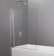 Parete Sopravasca Battente in Cristallo 5mm Trasparente 86cm h140cm YOANA