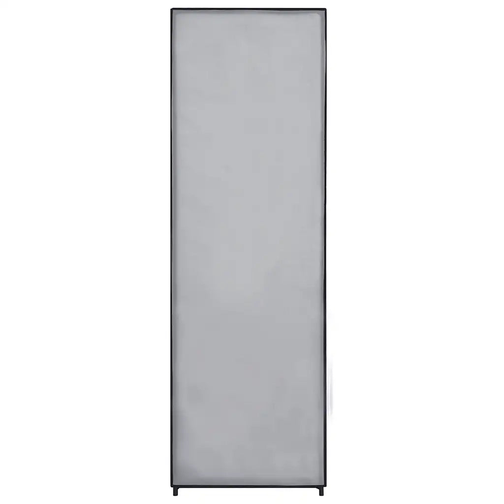 Armadio Grigio 87x49x159 cm in Tessuto cod mxl 78082