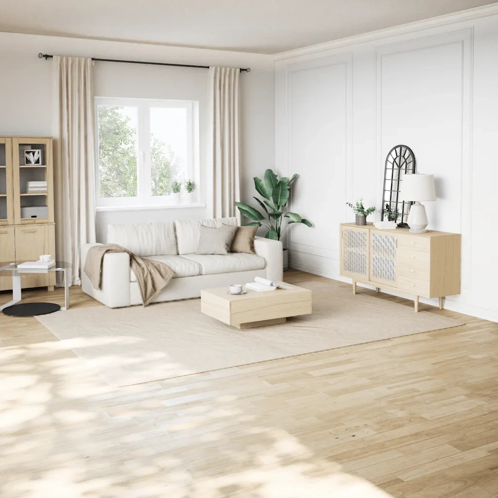 Tappeto Shaggy Crema/Bianco 240x340 cm in Poliestere 353833