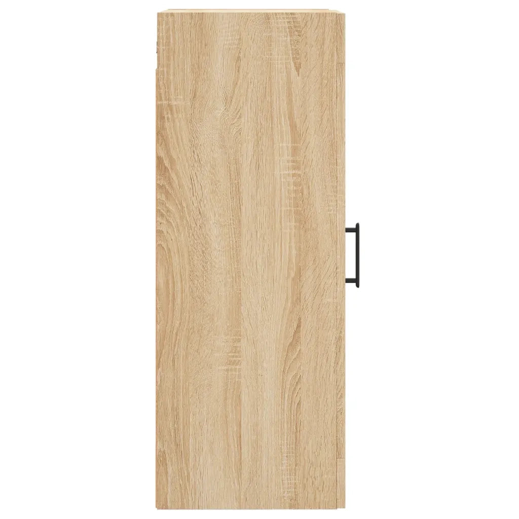 vidaXL Mobile a Parete Rovere Sonoma 34,5x34x90 cm Legno Multistrato