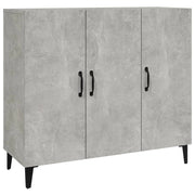 Buffet credenza cassettiera armadio mobile contenitore organizer per cucina soggiorno salotto 90 x 34 x 80 cm legno ingegnerizzato grigio 02_0032119