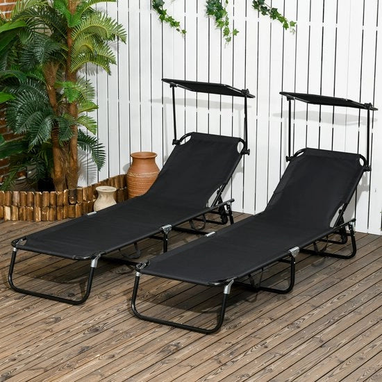 Sedia da Giardino - Sedile Regolabile - Nero - Alluminio - 2-in-1 

Modello: 
Spessore del sedile: 1,5 mm
Materiali: Alluminio
Peso: 4,5 kg
Dimensioni: 120 x 40 x 40 cm
Capacità di peso: 120 kg