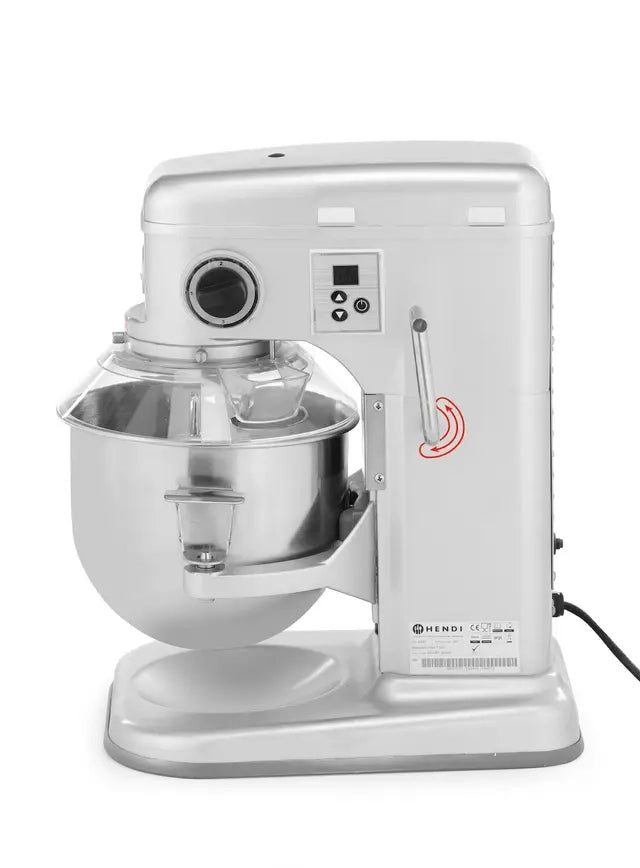 Miscelatore planetario, 230V/650W HENDI, Kitchen Line, 7L, Argento