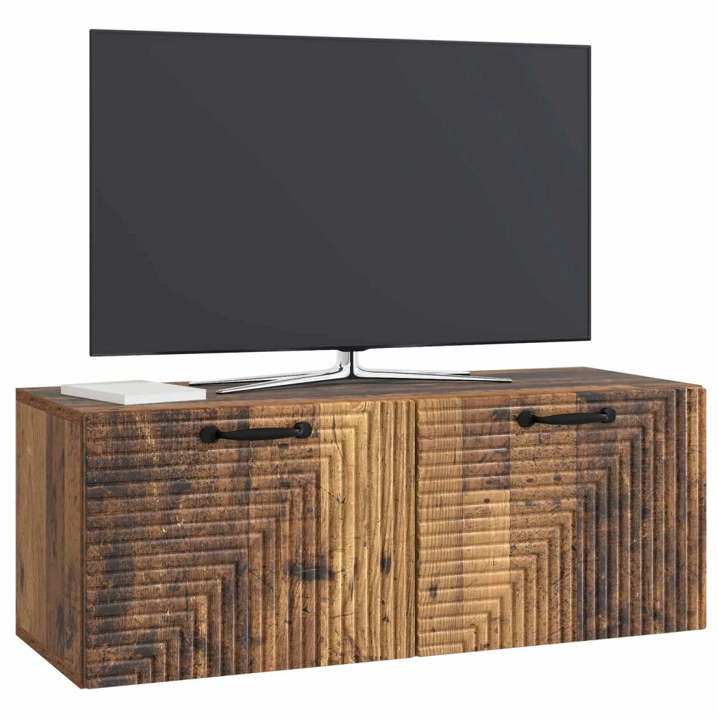 Mobile TV da Muro | Armadietto TV | Mobile Porta TV Legno antico 78,5 x 31 x 30 cm