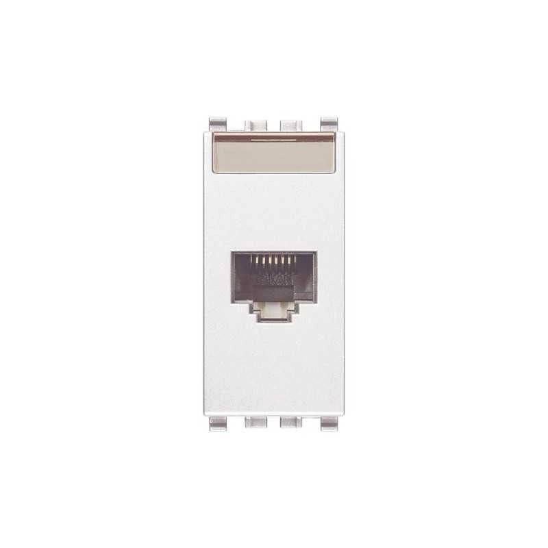 20338.8.B Presa Rj45 Netsafe Cat5E Utp Bianco Eikon