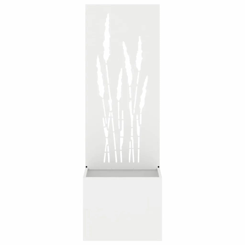 Schermo per privacy in giardino Traforo Bianco 50 x 150 cm CFW9148556