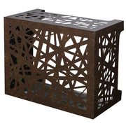 Copricondizionatore Copertura per Climatizzatore 86x44x68 cm Artist M in Alluminio Marrone Corten