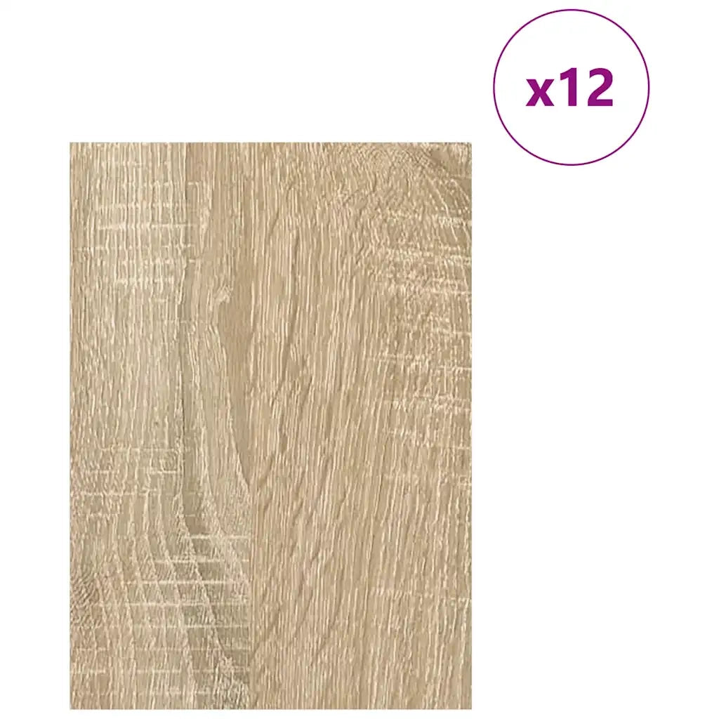 Pannelli decorativi 12 pcs Rovere Sonoma 21 x 30 x 0,27 cm 885565
