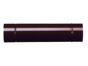 TUBO PORCELLANATO PER STUFE A LEGNA MARRONE LUCIDO  ø cm.13x25    SAVE