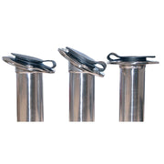 PORTACANNA INOX INCLINATO 30°