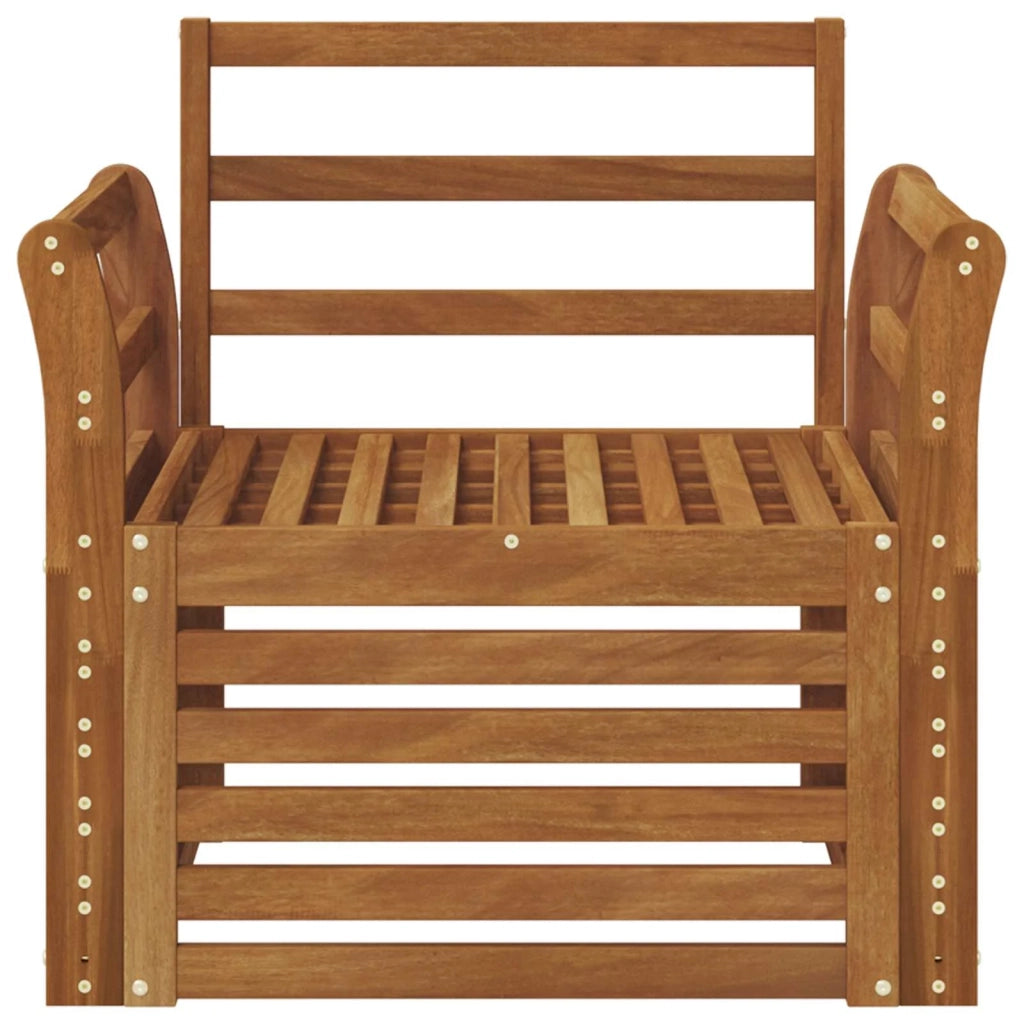 Set di divani da esterno Legno di Acacia Massello 3436354