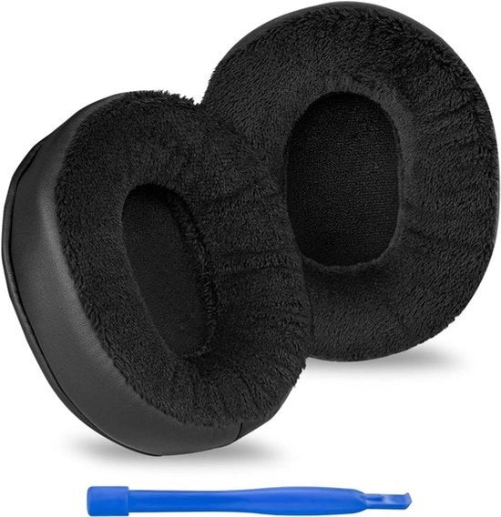 Accessori per cuffie - Orecchini sostitutivi - Extra spessi - Adatti a - Nero - Orecchini sostitutivi orecchie di coniglio (extra spessi/nero)