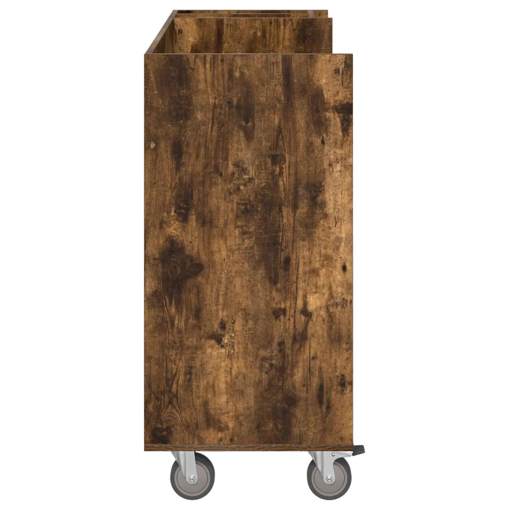Armadio per Golf con ruota Rovere fum¨¦ 120 x 45 x 98 cm CFW8275530