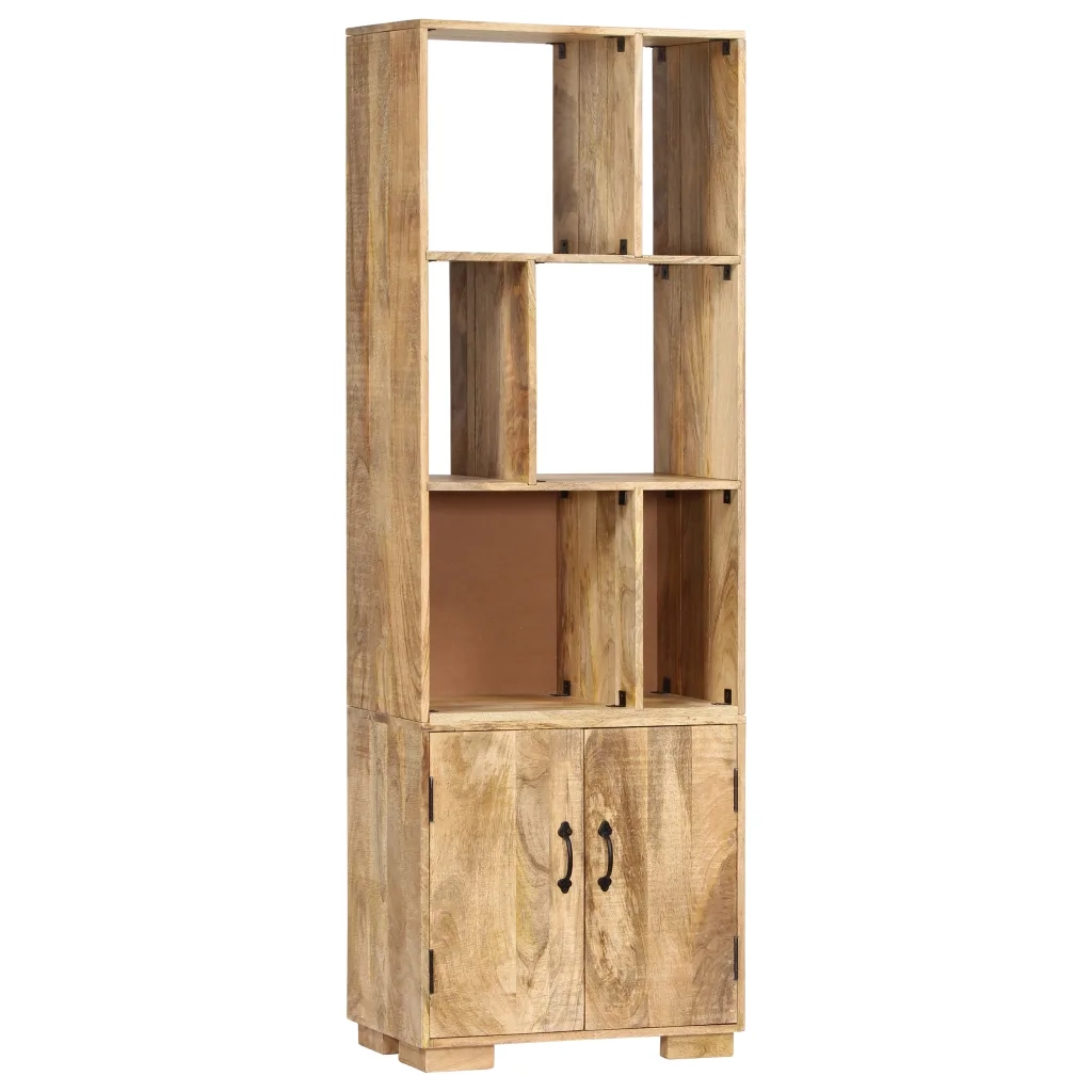 Libreria 60x35x180 cm in Legno Massello di Mango cod mxl 19675