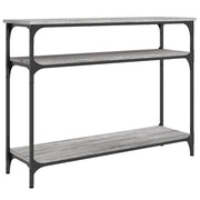 Tavolo Consolle | Tavolo d'Ingresso Grigio Sonoma 100x29x75 cm in Legno Multistrato