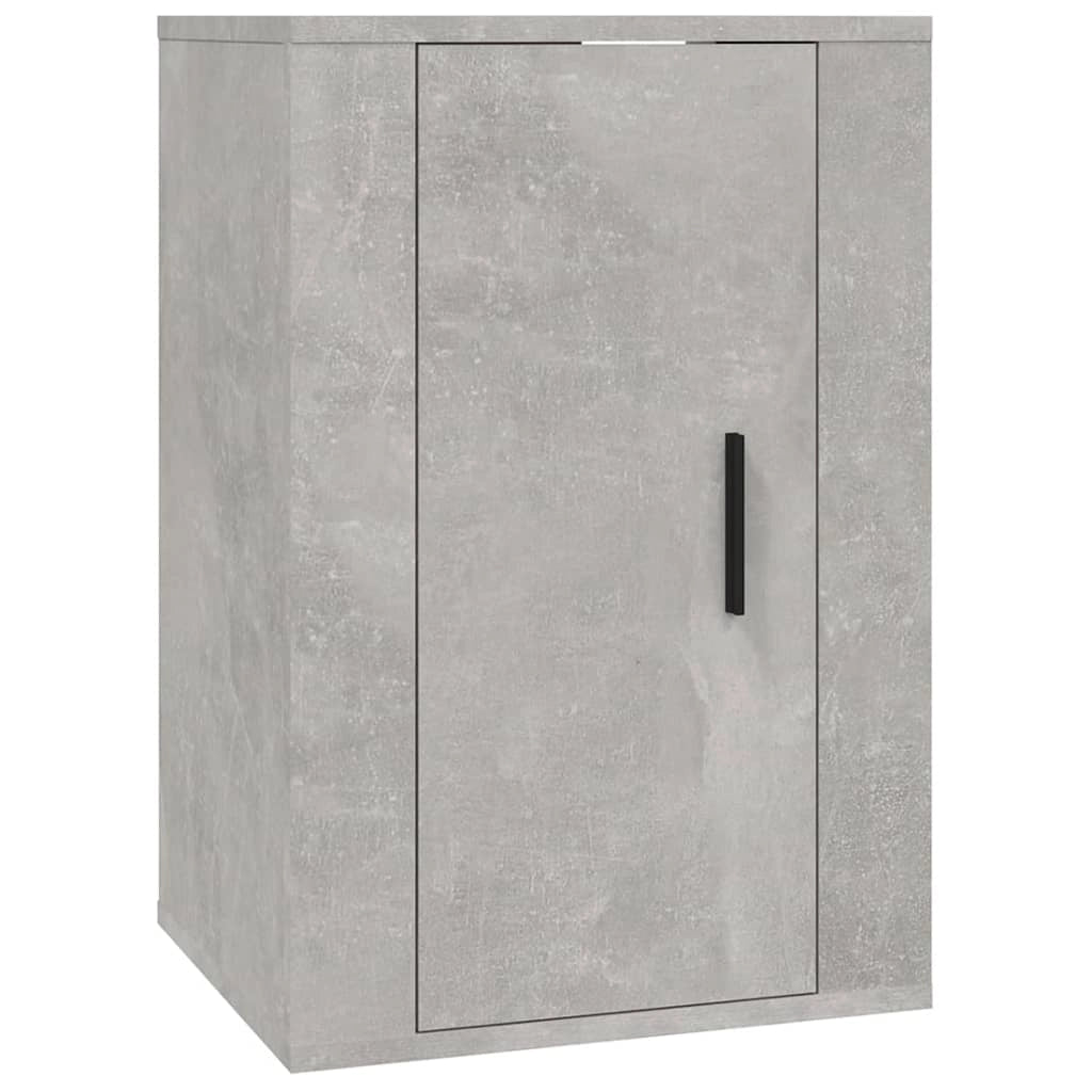 Set di mobili da 3 pezzi tra cui armadio credenza mobile TV televisore per soggiorno camera da letto salotto legno ingegnerizzato grigio 02_0024506