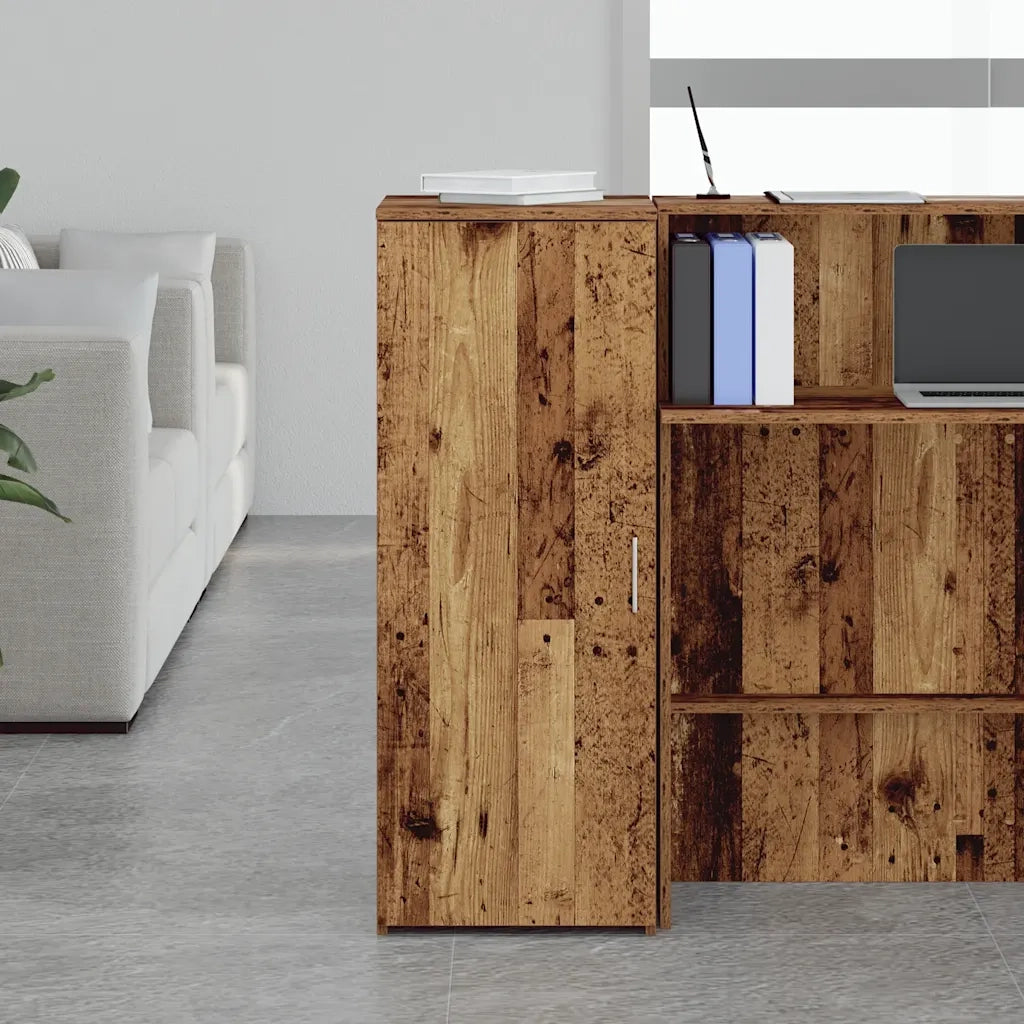 Mobile Portaoggetti Legno Antico 40x45x103,5 cm in Truciolato 859040