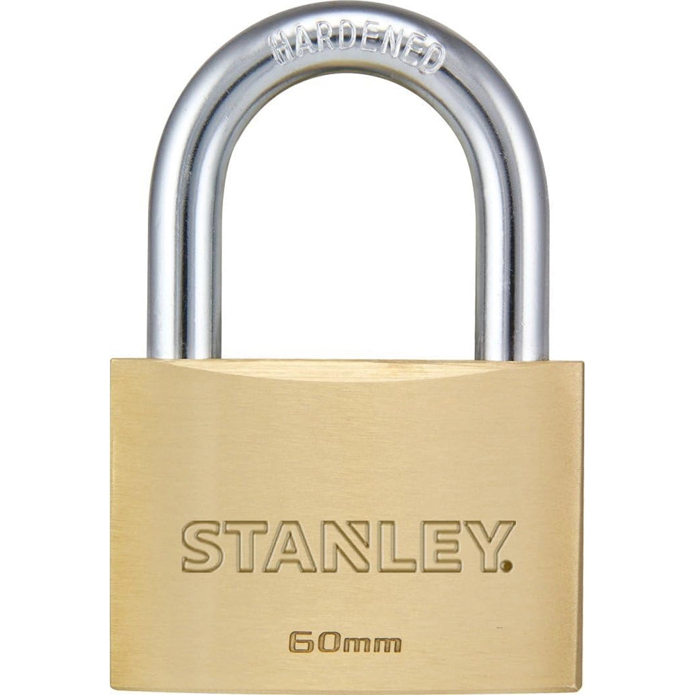 Stanley Lucchetto Arco Standard in Acciaio Cementato da 60 mm con 3 Chiavi