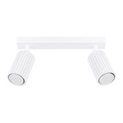 Plafoniera barra bianca 30cm 2 spot GU10 GRAVIO Pure Lume