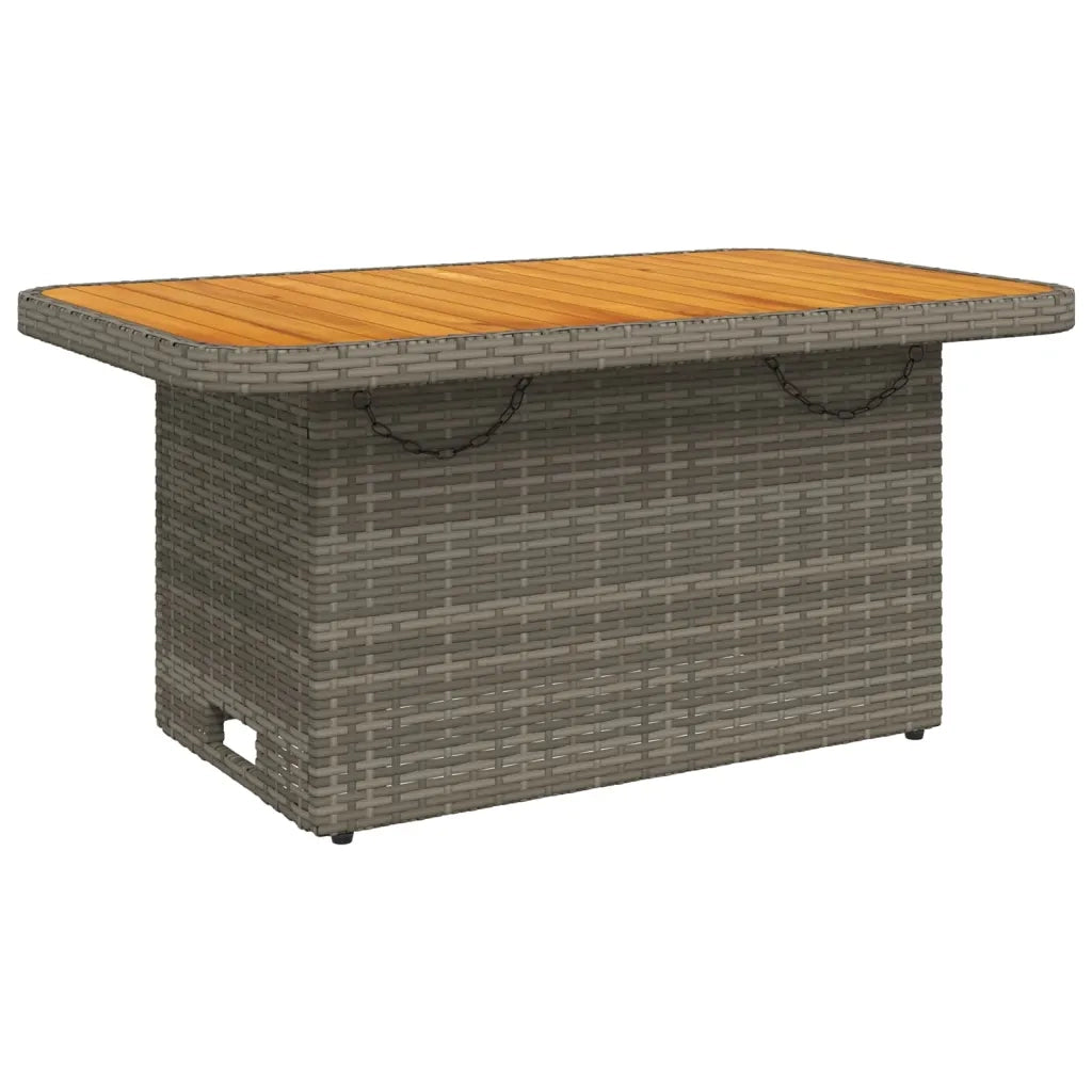 Set da Pranzo da Giardino 4 pz con Cuscini in Polyrattan Grigio 3277468