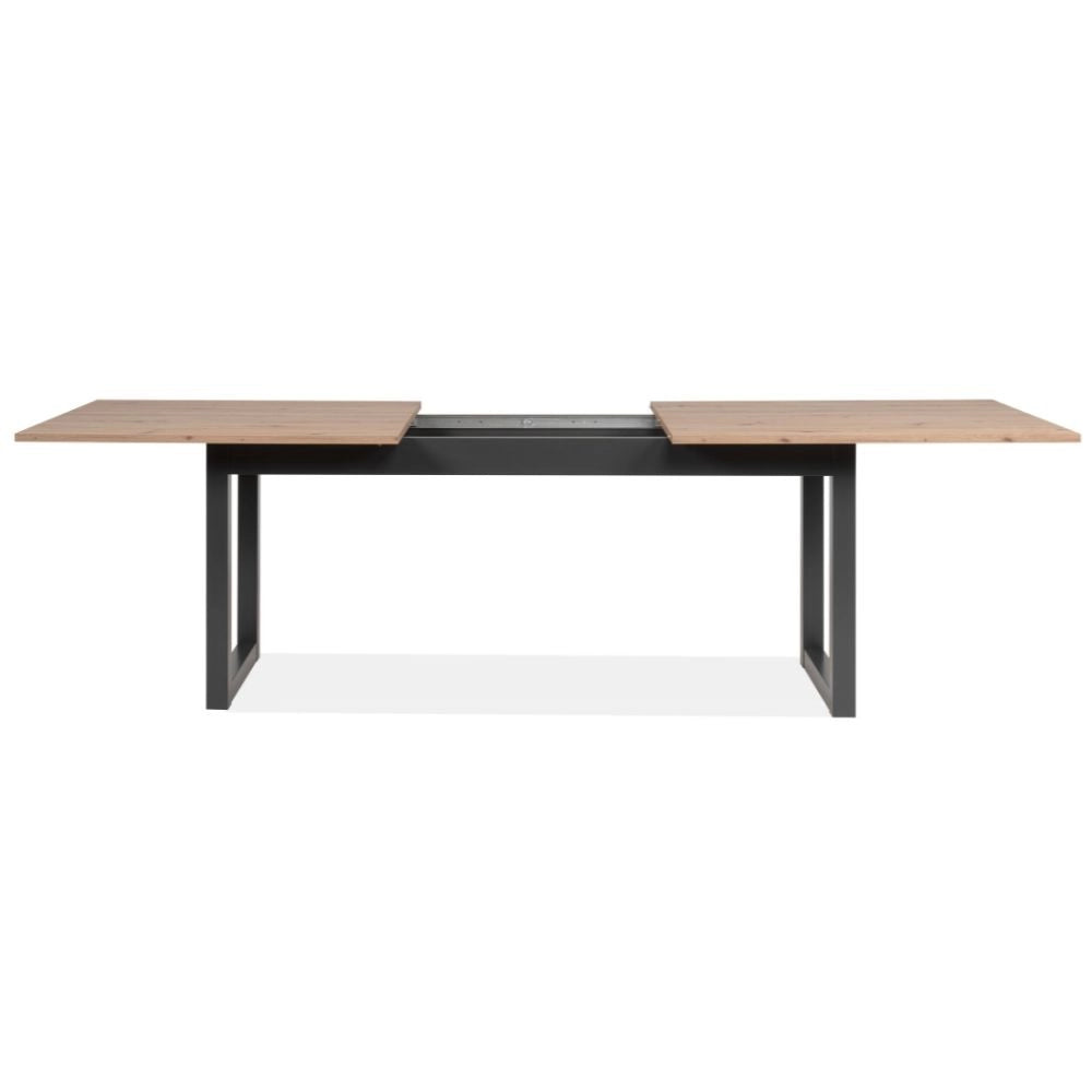 Tavolo allungabile Denver80C colore quercia antracite 200x90x75H