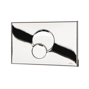 PLACCA DI COMANDO DUE TASTI MODELLO FIDIA DUO - CROMATA LUCIDA  - KAR