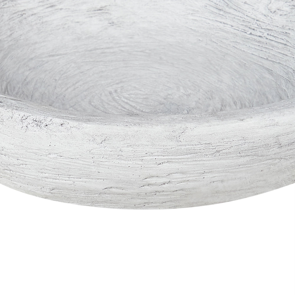 Fontana per uccelli MGO per giardino Accento decorativo all'aperto grigio