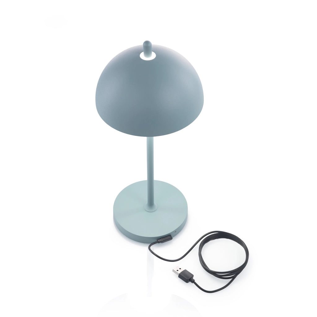 Lampada da tavolo ricaricabile DRAVEN verde