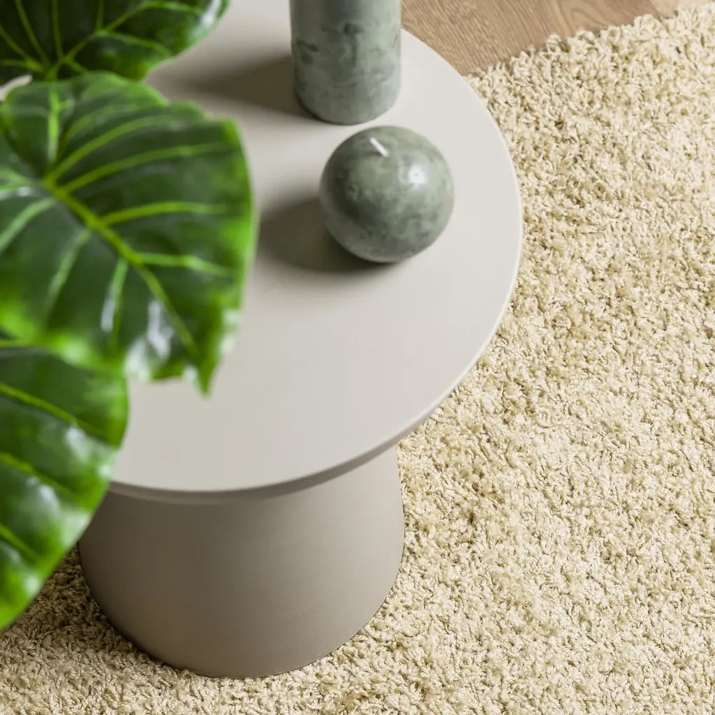 Tappeto Shaggy PAMPLONA a Pelo Lungo Moderno Oro 60x110 cm 375338