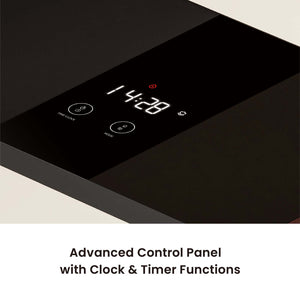 Serra idroponica, set per coltivazione idroponica in casa, con pannello di controllo e LED, serbatoio acqua 9,8 l, altezza regolabile, marrone