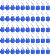 50 pezzi di etichetta di chiave NFC, hanger di chiave RFID, tag di identificazione IC, token di sicurezza EM4100 per uso domestico, 125 kHz per la gestione (ID)
