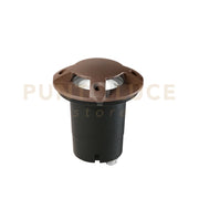FARO CARRABILE A INCASSO HUMMER BRONZO 1 LUCE ATTACCO GU10 4 FASCI DI LUCE IP67 10,5X14,4CM