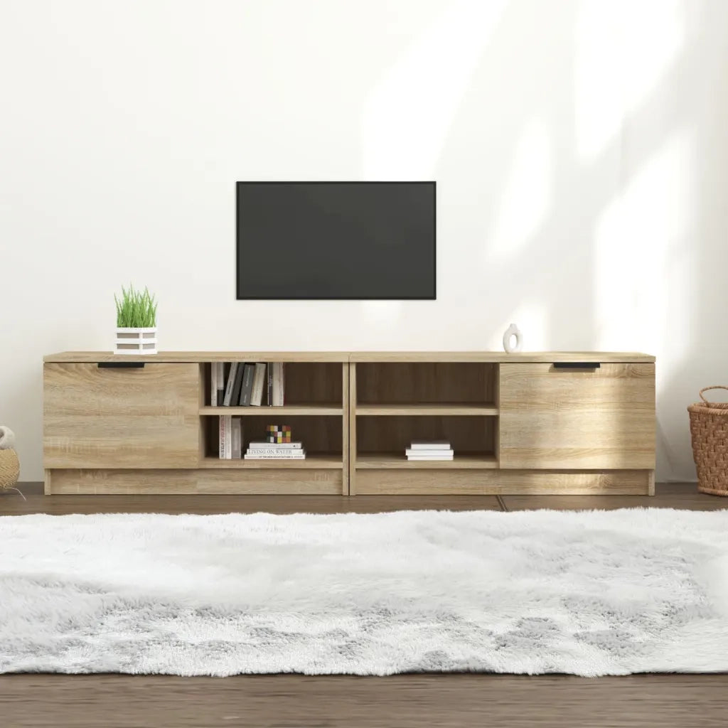 Mobili TV 2 pz Rovere Sonoma 80x35x36,5 cm in Legno Multistrato cod mxl 9150