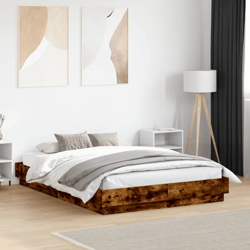 Giroletto con Luci LED Rovere Fumo 120x190 cmcod mxl 90946