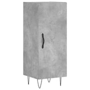 Buffet credenza cassettiera armadio mobile contenitore organizer per cucina soggiorno salotto 34,5 x 34 x 90 cm legno ingegnerizzato grigio 02_0031874