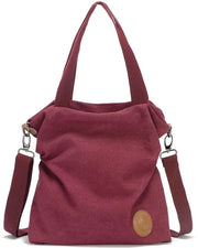Borsa a Spalla in Canapa per Donna, Borsa a Spalla Donna con Crossover per Borse da Spiaggia
