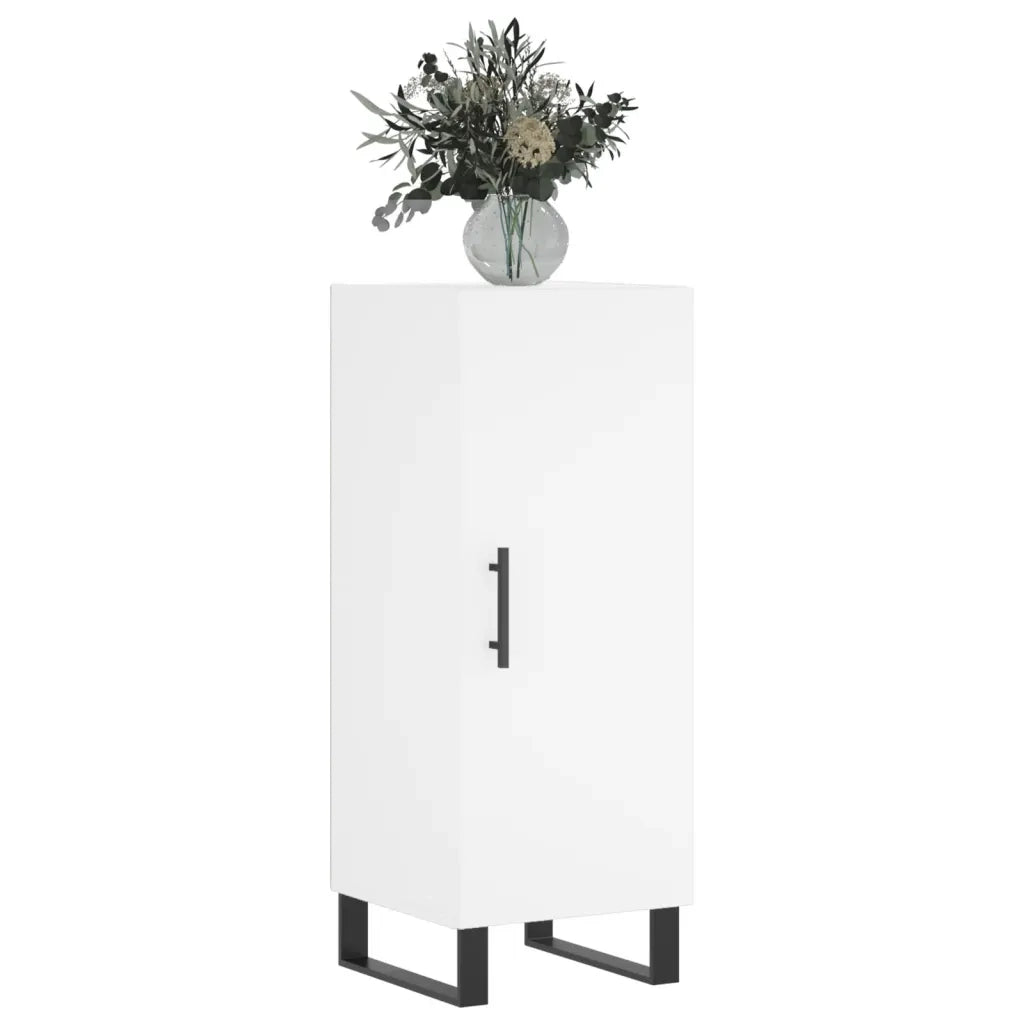 Credenza-Buffet-Armadio da cucina Bianca 34,5x34x90 cm in Legno Multistrato 526385