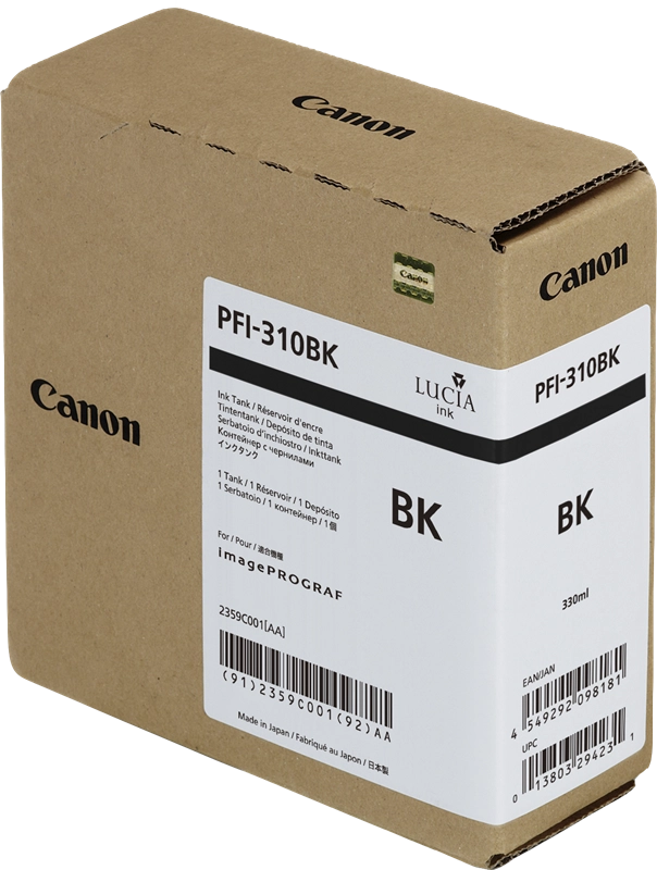 Canon PFI-310BK cartuccia d'inchiostro Originale Nero