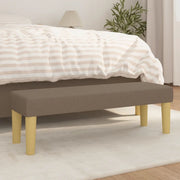 Panca-Sgabello Tortora 100x30x30 cm in Tessuto 845418