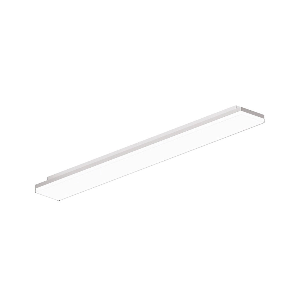 Plafoniera o Sospensione LED da Ufficio Serie GPL Bianco Opaco con Diffusore UGR <22, Potenza Regolabile 28W-40W e Opzione Biemissione - Gealuce