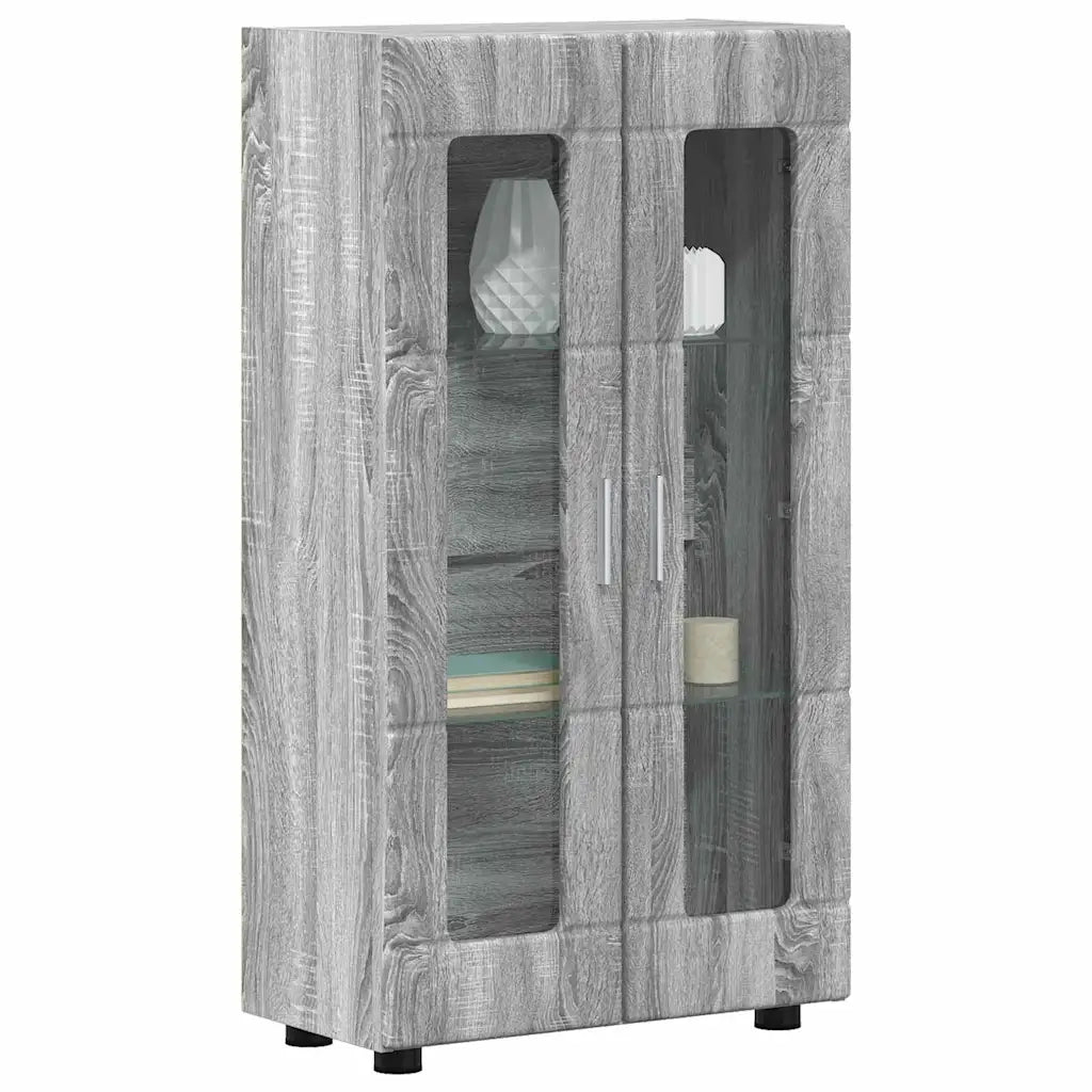 Credenza con porta FLORIN Grigio Sonoma 55,5 x 29 x 100 cm