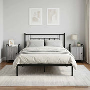 Armadio da Notte 2 pz Sonoma grigio Legno ingegnerizzato 8007606