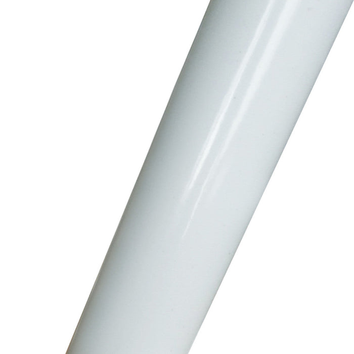 Sgabello Pieghevole da Campeggio Slim Ø30x45 h cm in Acciaio Blu