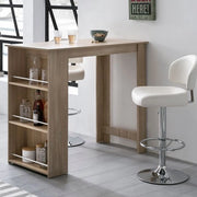 Cassa da cucina in legno con piastra integrata - 120x107,5x60cm
