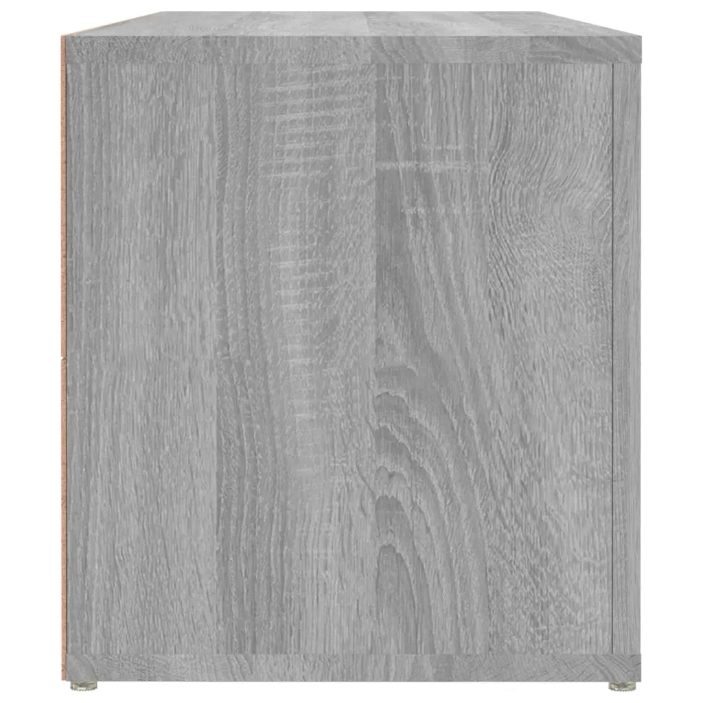 Mobile TV Grigio Sonoma 100x31,5x35 cm in Legno Multistrato 819434