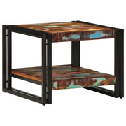 Tavolino Salotto Multicolore 50x50x38cm Legno Massello Recupero 4102723