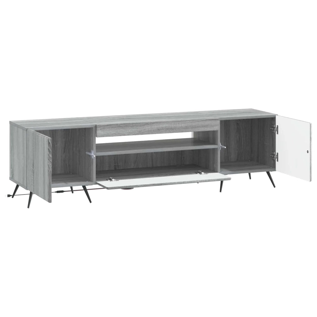 Mobile TV LED Sonoma grigio Legno ingegnerizzato 897571